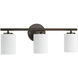 Replay 3 Light 22 inch Antique Bronze Bath Vanity Wall Light