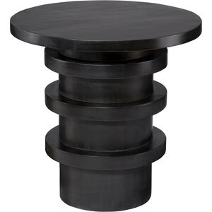 Revolve 24 X 24 inch Charcoal Side Table