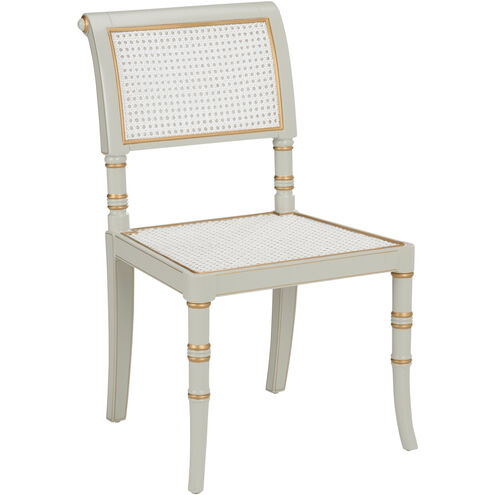 Sheraton Gray and White/Cream Chair