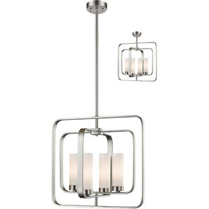 Aideen 4 Light 17 inch Brushed Nickel Pendant Ceiling Light