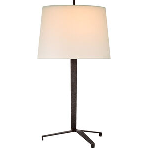 Thomas O'Brien Francesco 29.5 inch 15 watt Aged Iron Table Lamp Portable Light, Large
