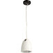 Vesta 1 Light 6 inch Natural Concrete Pendant Ceiling Light