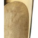 Lemy 36 inch Polished Brass and Clear Cocktail Table
