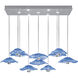 Embark 17 Light 61.75 inch Silver Pendant Ceiling Light