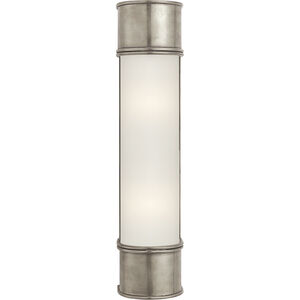 Chapman & Myers Oxford 2 Light 4.25 inch Antique Nickel Bath Sconce Wall Light