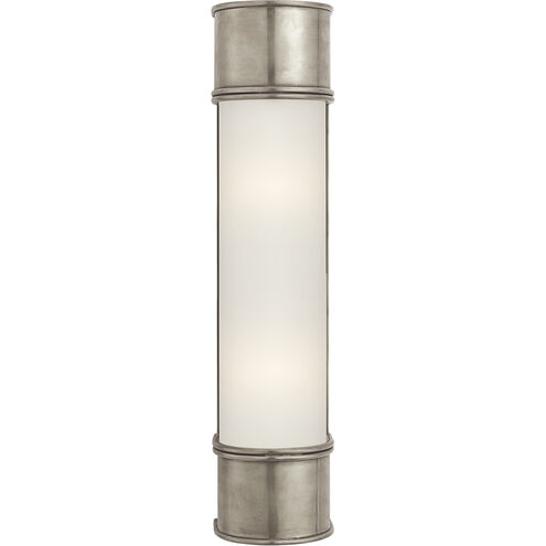 Chapman & Myers Oxford 2 Light 4.25 inch Antique Nickel Bath Sconce Wall Light