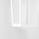 Bravo 1 Light 14.5 inch White Outdoor Wall Lantern