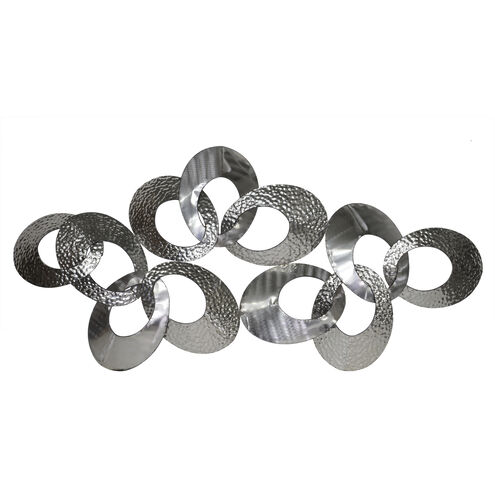 Looped Silver Wall Décor, Large