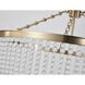 Canada LED 30 inch Gold Chandelier Ceiling Light