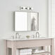 Center Stage 3 Light 18 inch Brushed Stainless Bath Vanity Wall Sconce Wall Light