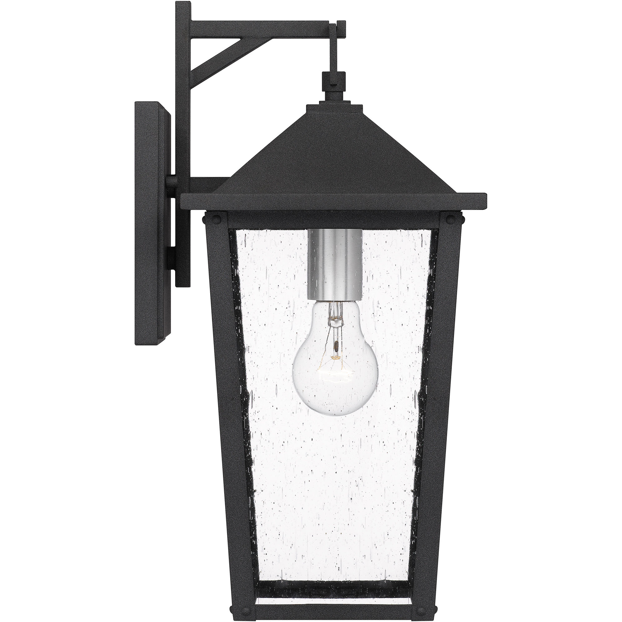 Stoneleigh 1 Light 17 inch Mottled Black Outdoor Wall Lantern