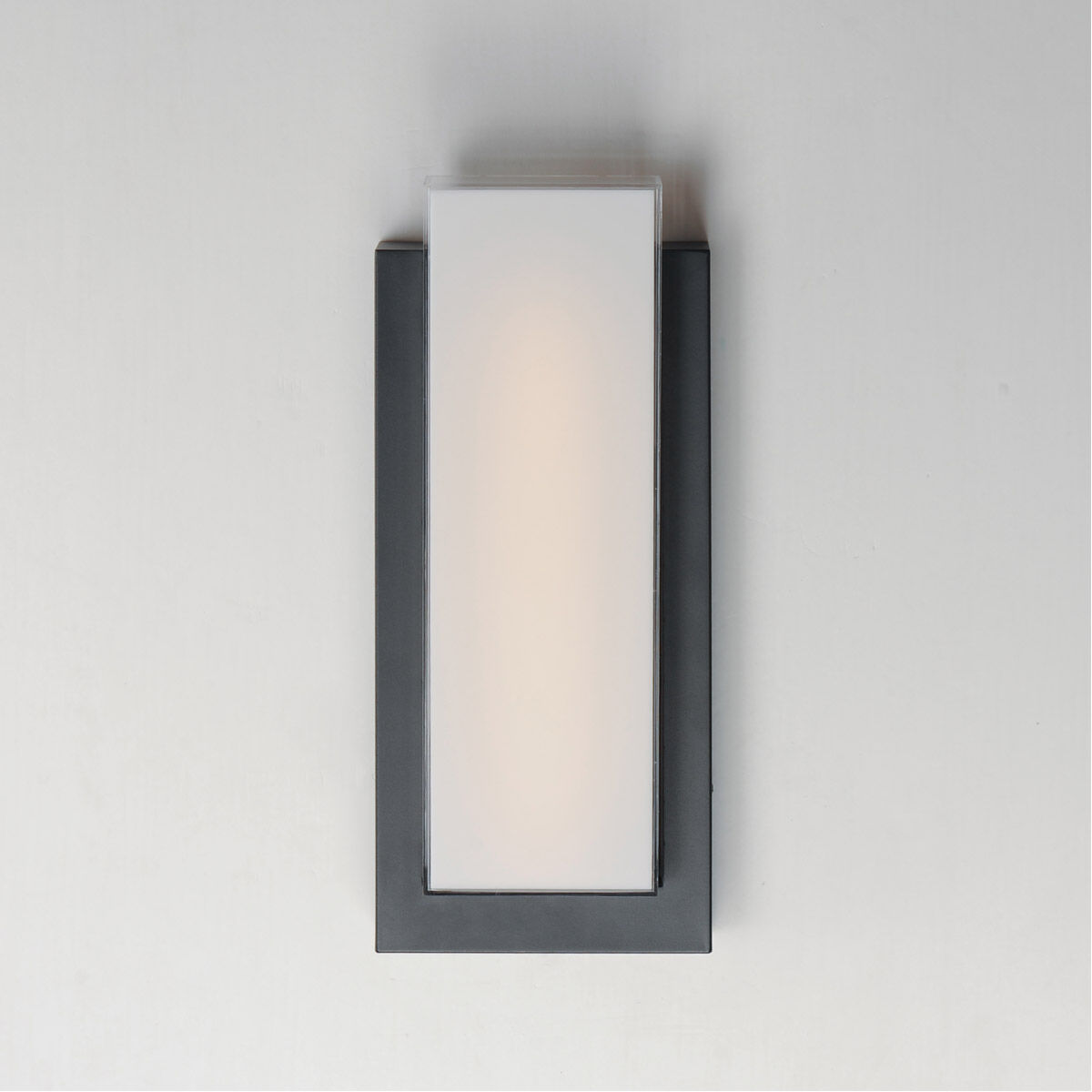 Tower LED 18 inch Black Outdoor Wall Sconce