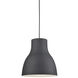 Cradle 1 Light 15.75 inch Black Pendant Ceiling Light