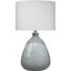 Levi 28.5 inch 150.00 watt Washed Blue Reactive Glaze Ceramic Table Lamp Portable Light
