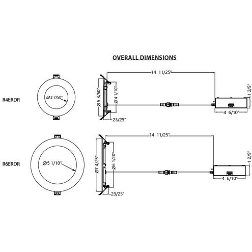 Lotos LED White Complete Kit Recessed Lighting