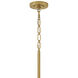 Arden 1 Light 16.5 inch Heritage Brass Pendant Ceiling Light