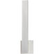 Alumilux Line 5CCT LED 4.5 inch Satin Aluminum Outdoor Wall Mount