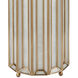 Daze 20.25 inch 60 watt Antique Brass and White Table Lamp Portable Light