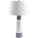 Lumion 26 inch 100 watt Gray Accent Table Lamp Portable Light