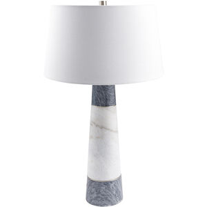 Lumion 26 inch 100 watt Gray Accent Table Lamp Portable Light
