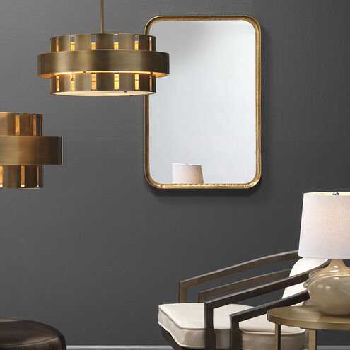 Principle 36 X 24 inch Gold Leaf Vanity Mirror