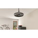 DualMount Matte Black Garage Fan