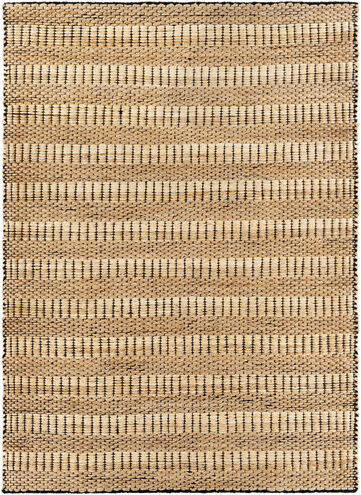 Jasmine 120 X 96 inch Black Rug in 8 x 10, Rectangle