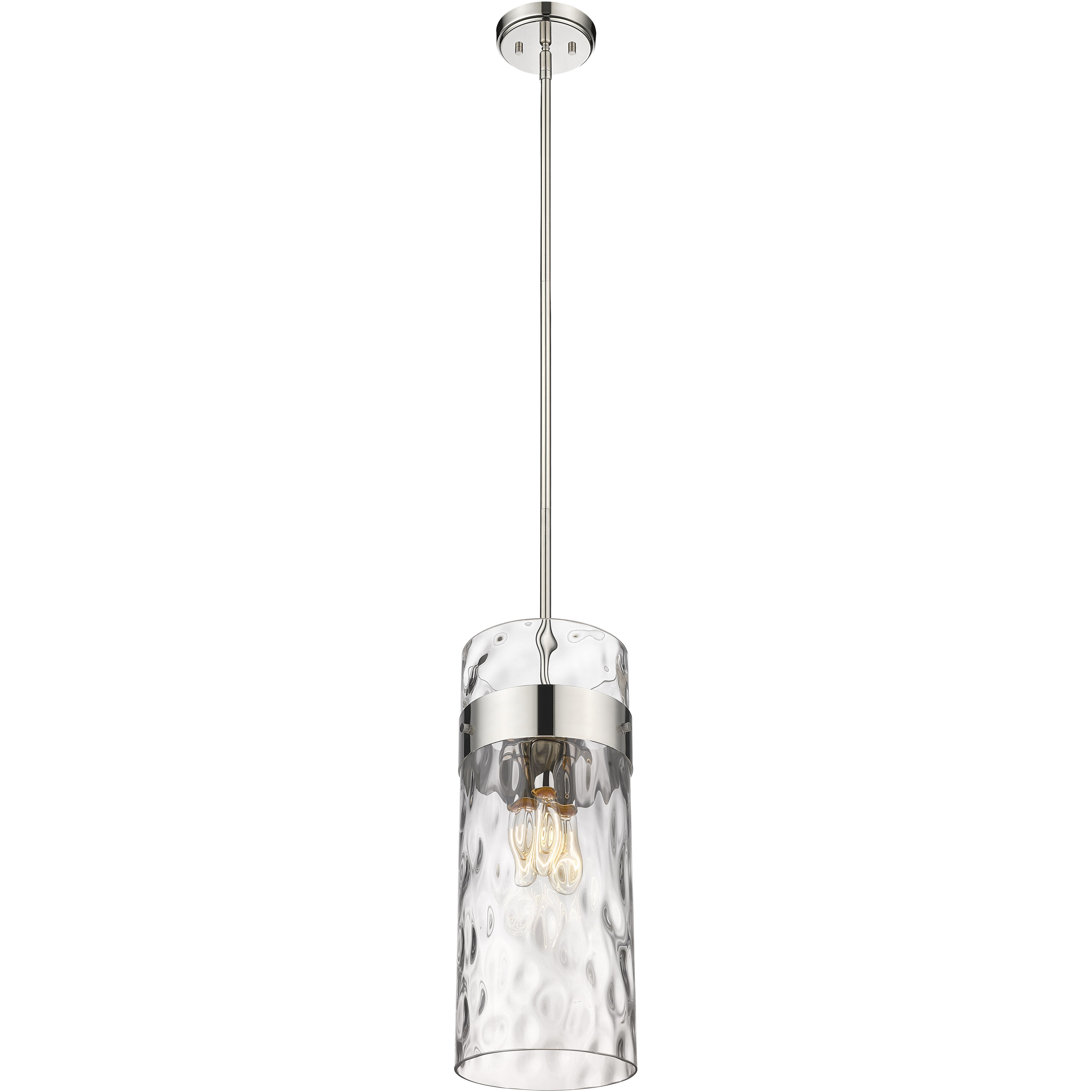 Fontaine 3 Light 9 inch Polished Nickel Pendant Ceiling Light