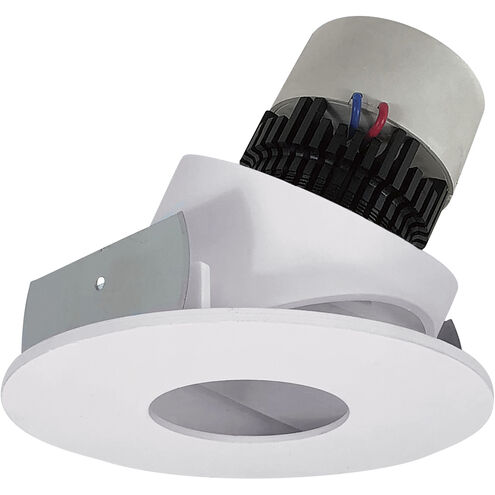 Pearl White Pinhole Adjustable Trim, Retrofit Round