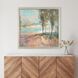 La Riviere Blue and Green and Orange and Pink Framed Art