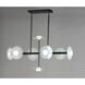 Helio LED 35 inch Black Suspension Pendant Ceiling Light