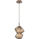 Mesa LED Burnished Bronze Pendant Ceiling Light in 3000K LED