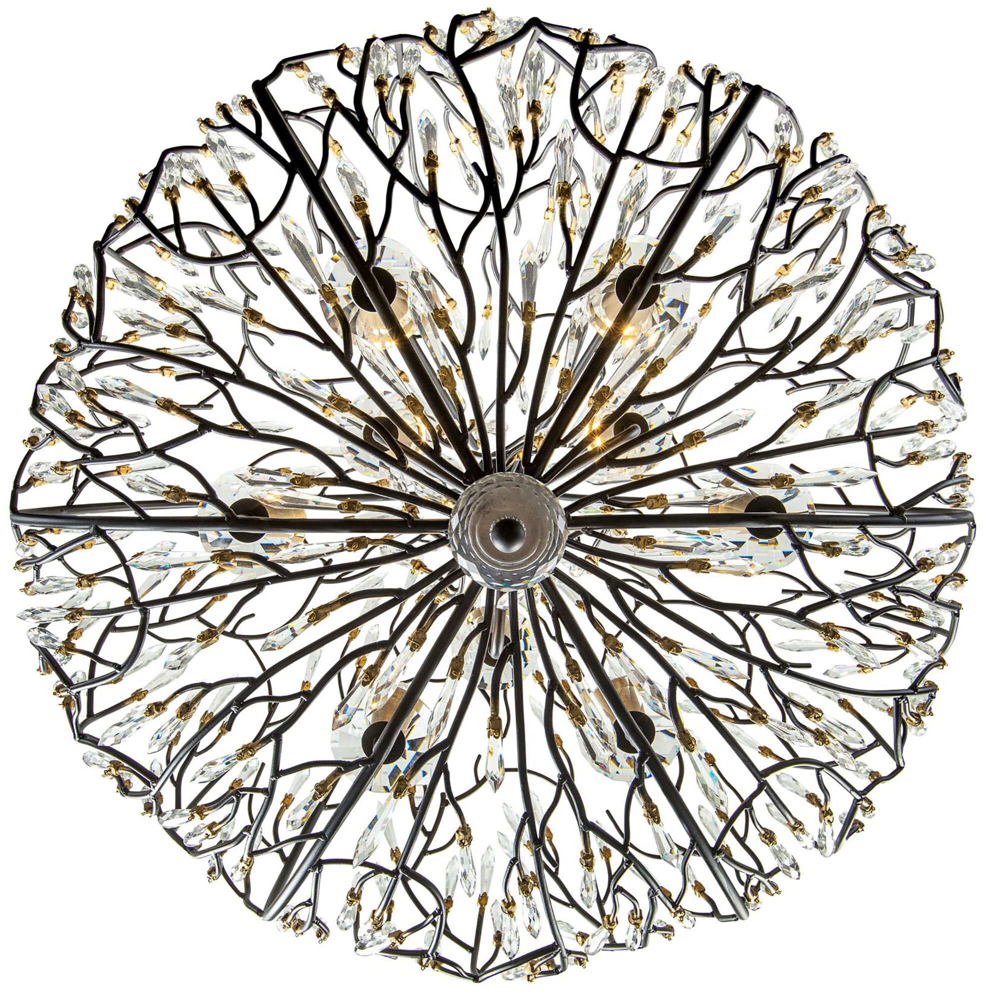 Bask 9 Light 32 inch Matte Black Pendant Ceiling Light