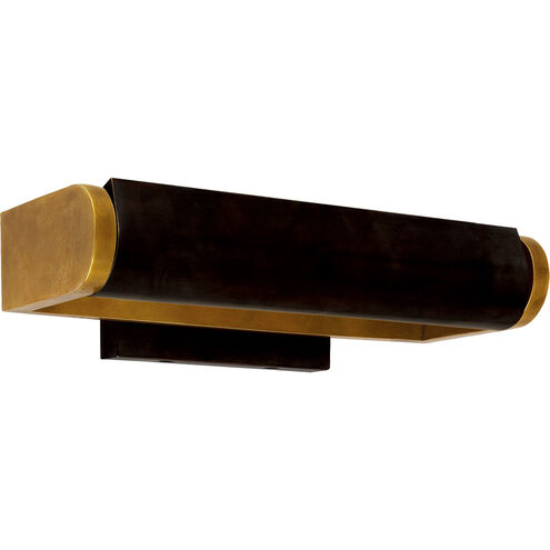 Thomas O'Brien David Art 40 watt 12 inch Hand-Rubbed Antique Brass Picture Light Wall Light in Bronze, Hand-Rubbed Antique Brass and Bronze