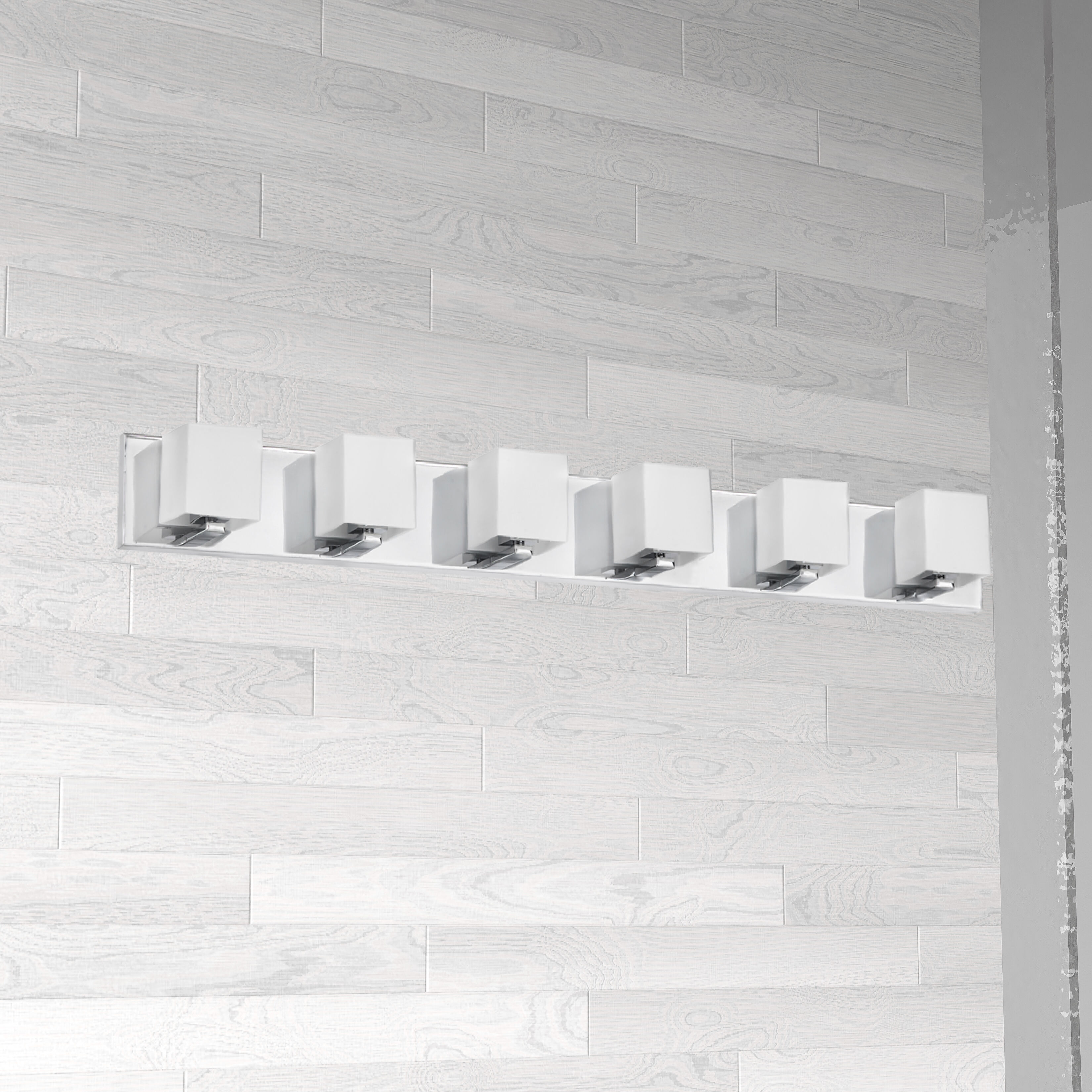 Verona LED 35.5 inch Polished Chrome Vanity Light Wall Light