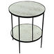 Anna 30 X 25 inch Matte Black Side Table