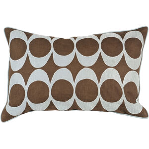 Decorative Pillows 22 inch Dark Brown, Seafoam Pillow Kit