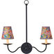 Marble Multicolor Tapered Chandelier Shade