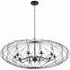 Zucca 10 Light 58 inch English Bronze and Antique Gold Chandelier Ceiling Light