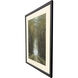 Quiet Haven Green and Black and Yellow Framed Art