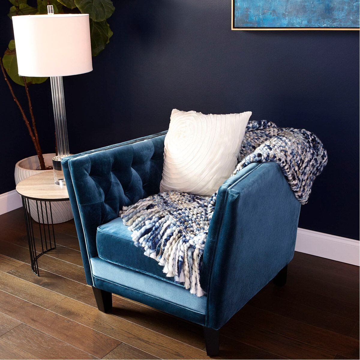 Quantom 33 inch 100.00 watt Clear Table Lamp Portable Light in Bulb Not Included