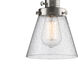 Small Cone 30 inch 60.00 watt Satin Nickel Swing Arm Wall Light, Franklin Restoration