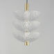 Metropolis LED 12 inch Satin Brass Single Pendant Ceiling Light