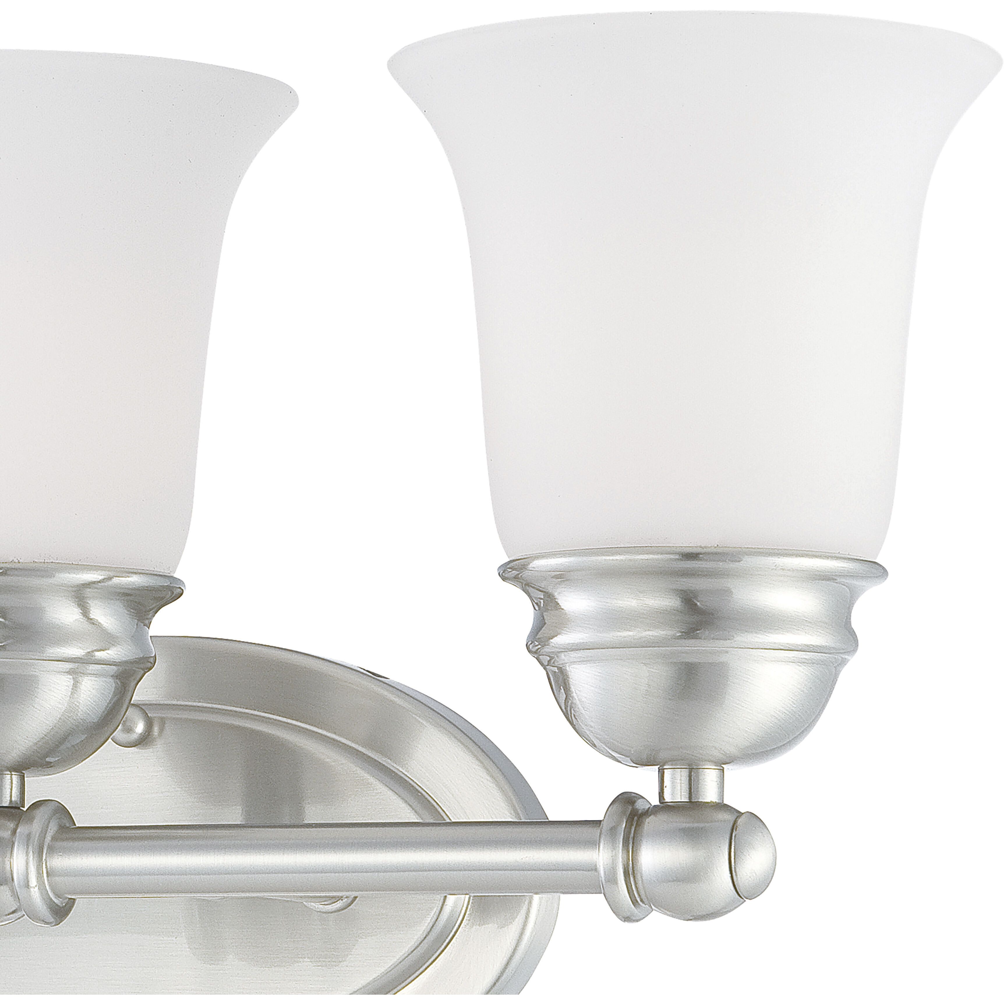 Bella 3 Light 18 inch Brushed Nickel Vanity Light Wall Light