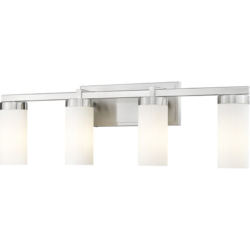 Danica 4 Light 29.5 inch Brushed Nickel Bath Vanity Light Wall Light