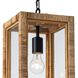 Newport 1 Light 8.5 inch Natural Ceiling Lantern Ceiling Light, Small