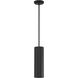 Pilson LED 5 inch Matte Black Pendant Ceiling Light 