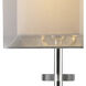 Exeter 30 inch 60.00 watt Chrome Buffet Lamp Portable Light