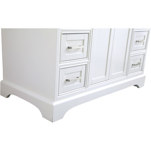 Americana 84 X 22 X 70 inch White Vanity Sink Set