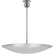 Paloma Contreras Comtesse LED 38.75 inch Polished Nickel Uplight Chandelier Ceiling Light, XL